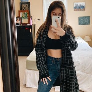 Grid Patterned Jacket